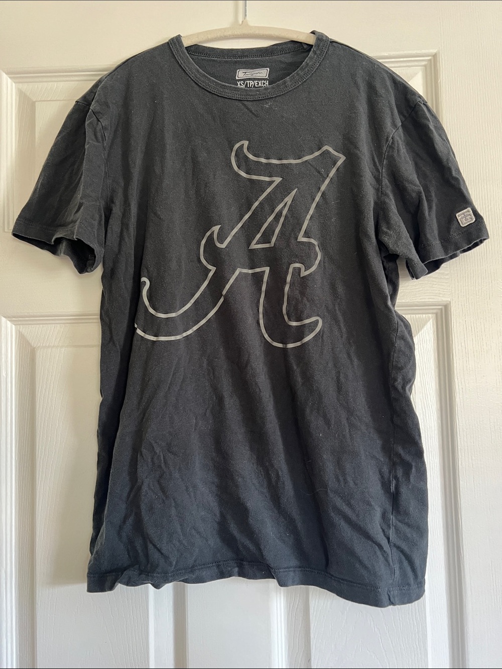Gray Graphic 'A' Logo T-Shirt